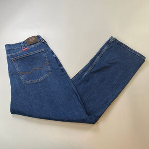 Men's Wrangler Blue Relaxed Bootcut Jeans Waist 36